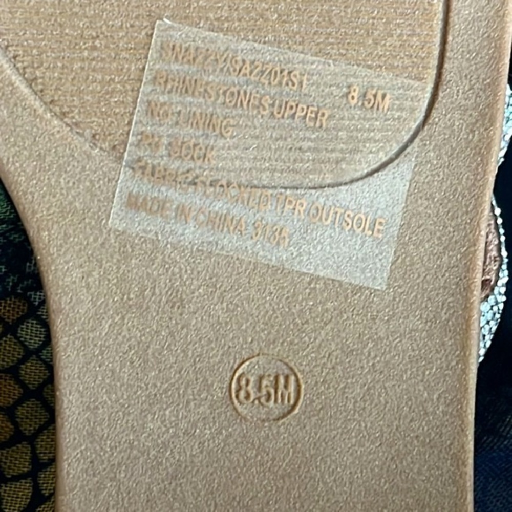 Brand New Steve Madden Rhinestone Multi-Strap Slip-On Sandals Bling Snazzy Slide - Picture 7 of 14